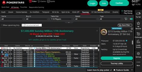 PokerStars event coverage, software and game changes, mods .